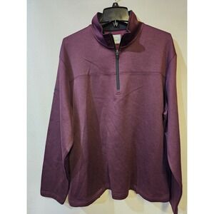 Callaway Men's Merlot 1/4 Zip Pullover Long Sleeve  Size Large